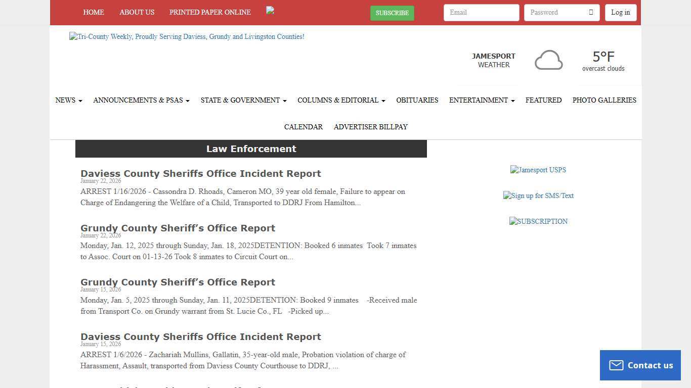 Tri-County Weekly Online